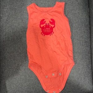 Carter's Coral Crab Bodysuit